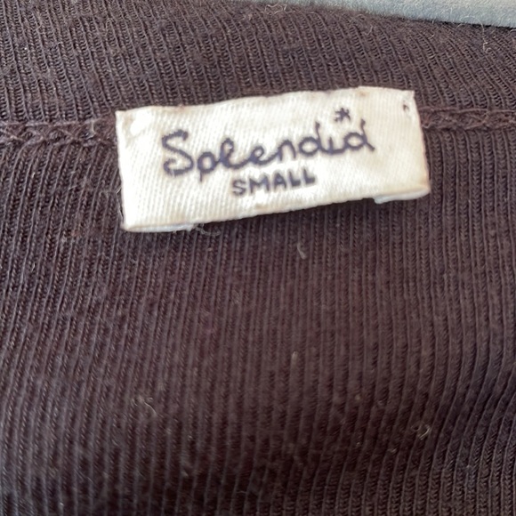 Splendid Long Sleeve Button Down tunic cardigan Size Small - Picture 3 of 4